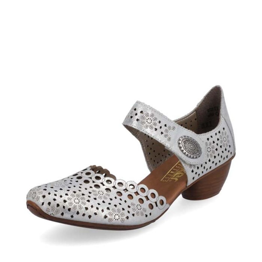 Womens Shoes Rieker | Womens Rieker Mirjam 2.0 In Silver