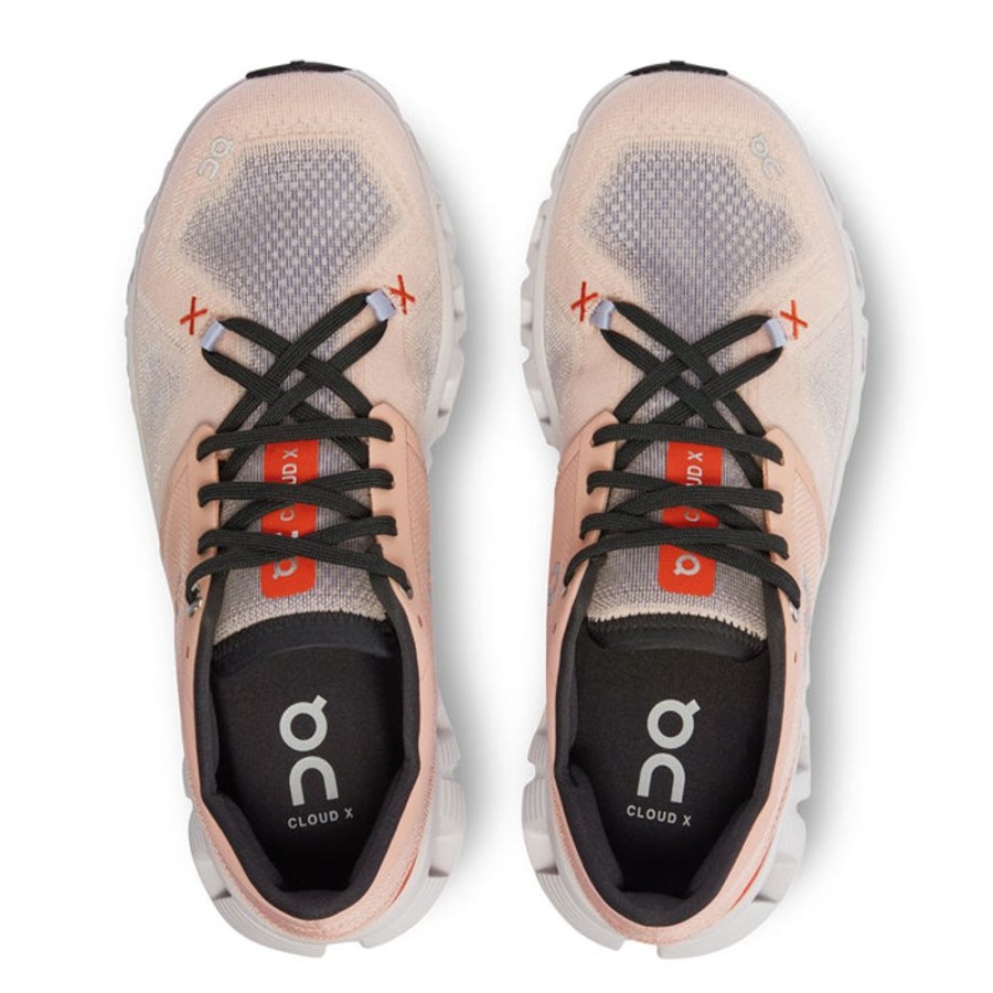 Womens Shoes On Running | Womens On Running Cloud X 3 In Rose/Sand