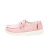 Girls Shoes Hey Dude | Big Girl Hey Dude Wendy Slip On Loafer In Cotton Candy