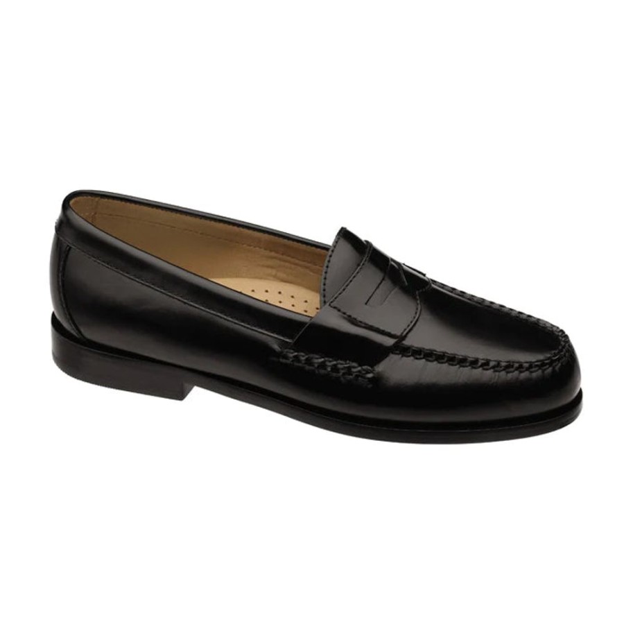 Mens Shoes Johnston & Murphy | Mens Johnston & Murphy Hayes Penny Black