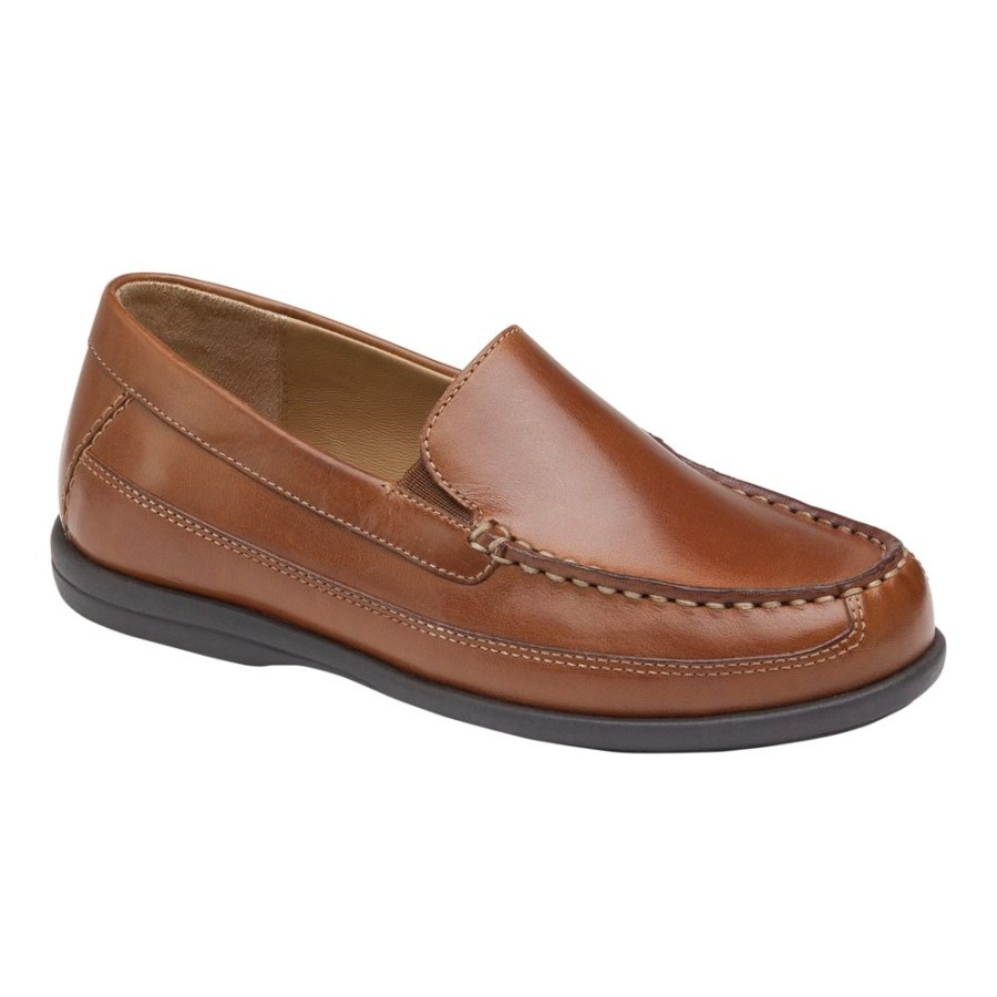 Boys Shoes Johnston & Murphy | Big Boy Johnston & Murphy Locklin Venetian In Tan