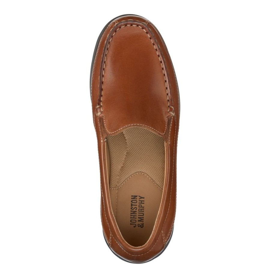 Boys Shoes Johnston & Murphy | Big Boy Johnston & Murphy Locklin Venetian In Tan