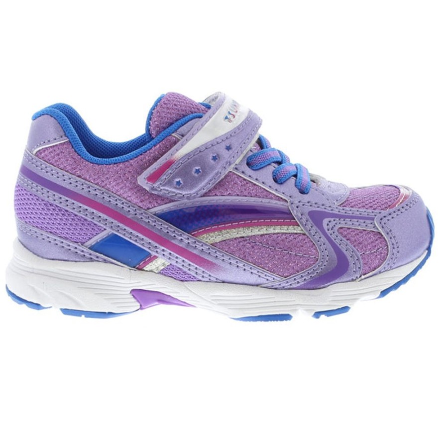 Girls Shoes Tsukihoshi | Little Girl Tsukihoshi Glitz Sneaker Purple/Royal