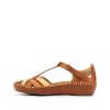 Womens Shoes Pikolinos | Womens Pikolinos P. Vallarta T Strap In Brandy