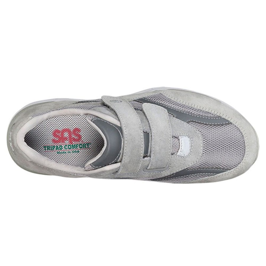 Mens Shoes Sas | Mens Sas Jv Mesh Active Sneaker Gray