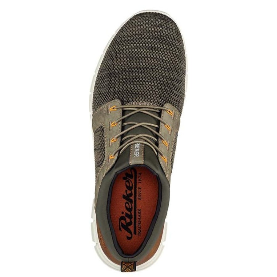 Mens Shoes Rieker | Mens Rieker Timo 96 In Moos/Olive/Mandel