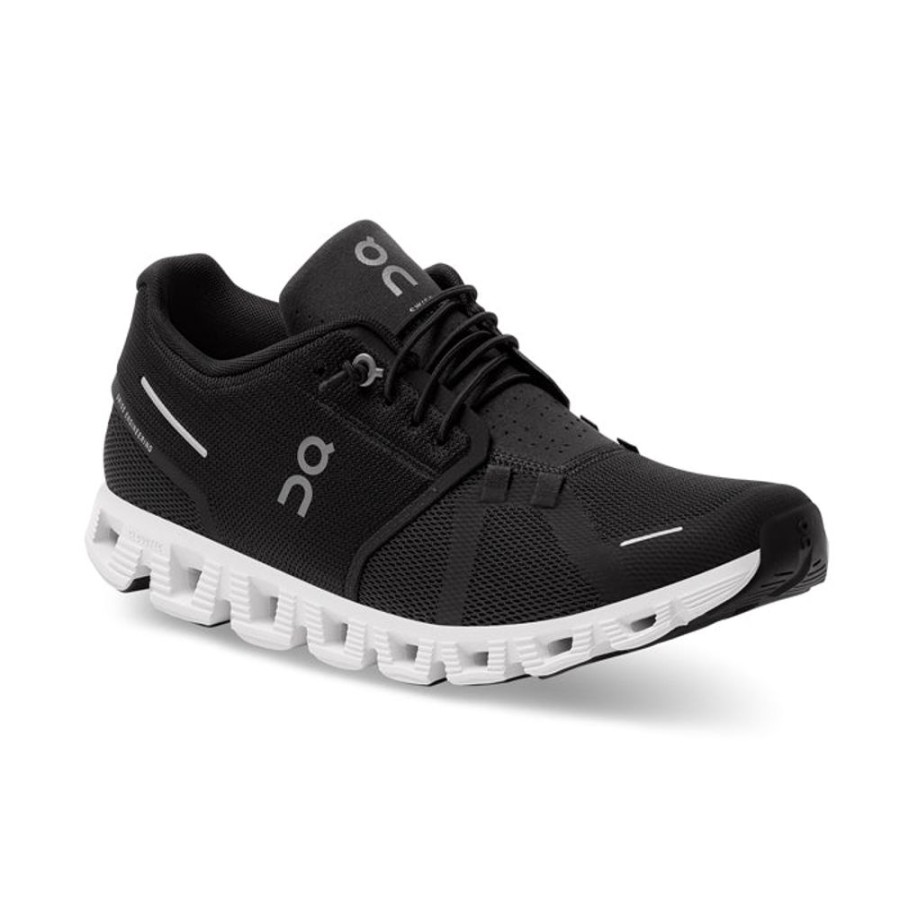 Mens Shoes On Running | Mens On Running Cloud 5 Black/White