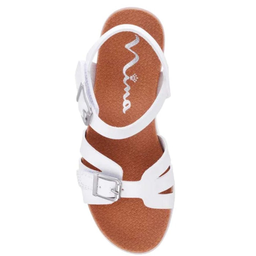 Girls Shoes Nina | Little Girl Nina Lacey In White