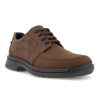 Mens Shoes Ecco | Mens Ecco Fusion Tie Cocoa Brown