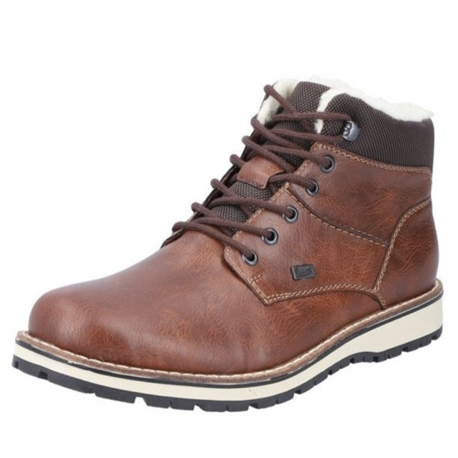 Mens Shoes Rieker | Mens Rieker Ronny 35 In Toffee/Braun-Schwarz