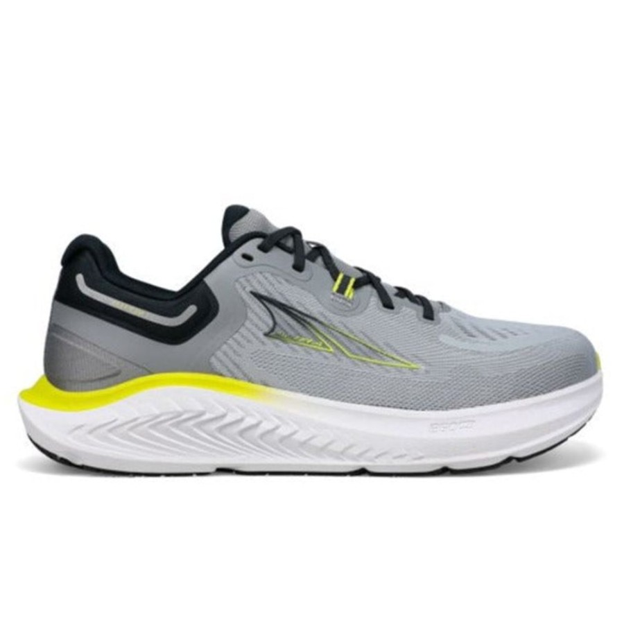 Mens Shoes Altra | Mens Altra Paradigm 7 In Gray/Lime