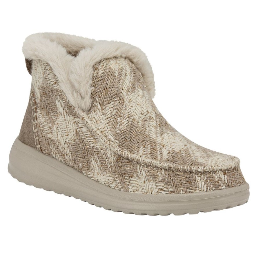 Womens Shoes Hey Dude | Women'S Hey Dude Denny In Pdp Cream