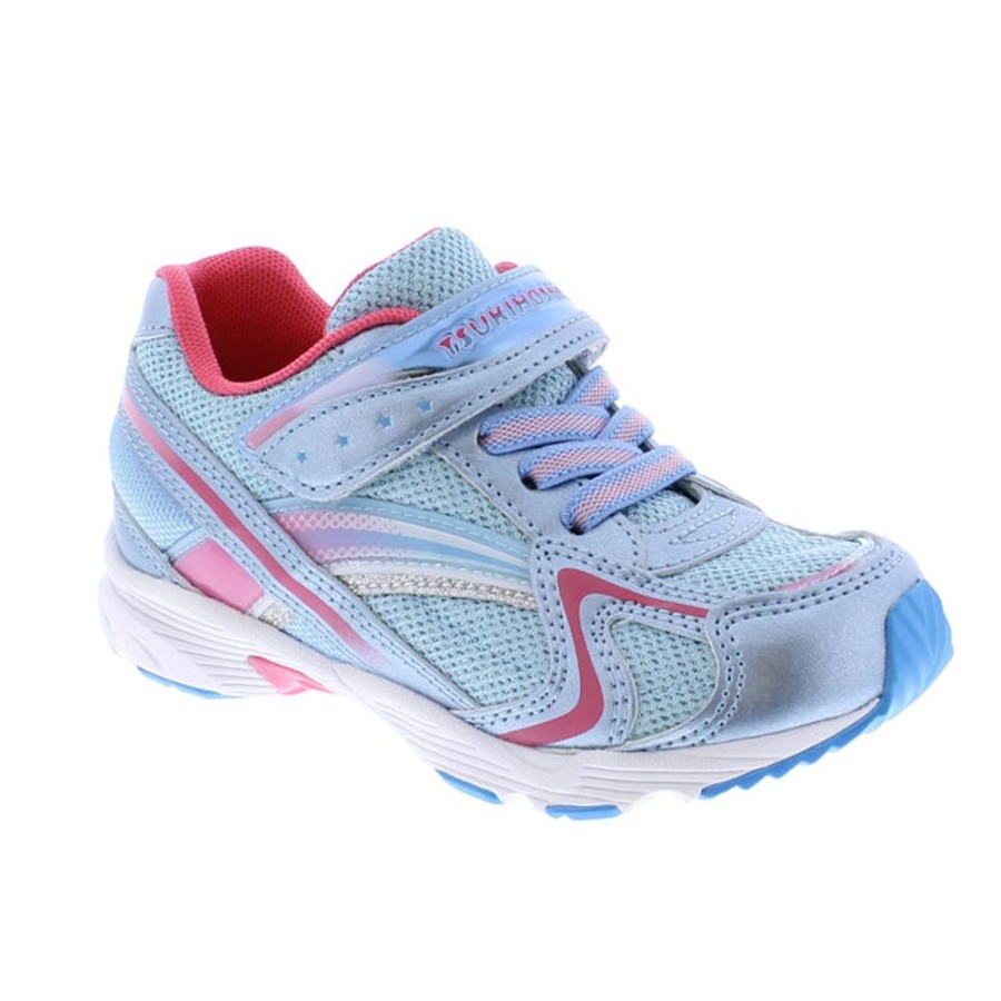 Girls Shoes Tsukihoshi | Big Girl Tsukihoshi Glitz Sneaker Blue/Ice