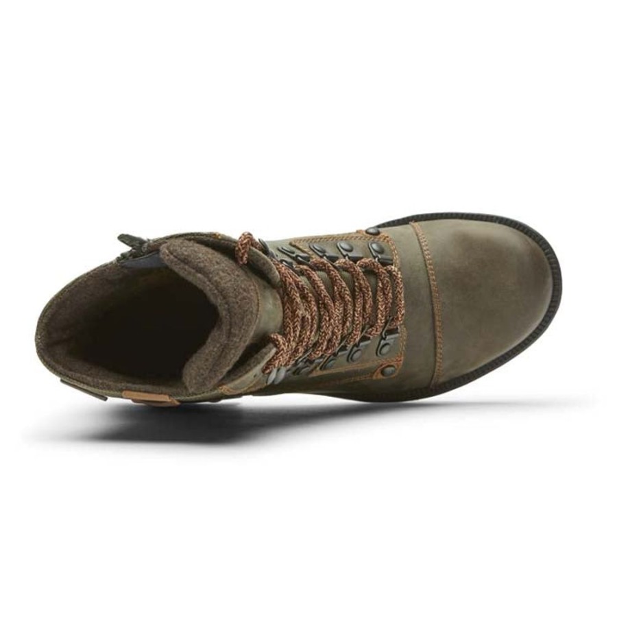 Womens Shoes Cobb Hill | Womens Cobb Hill Brunswick Lace Waterproof In Forest