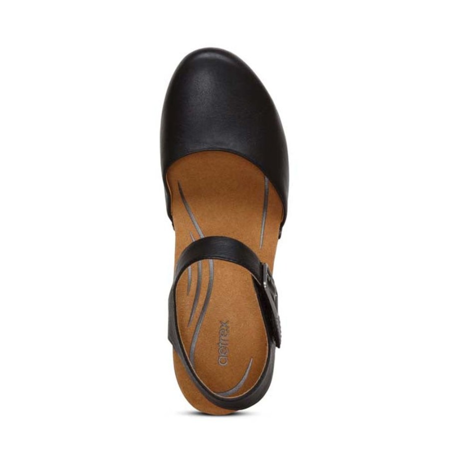 Womens Shoes Aetrex | Womens Aetrex Finley In Black