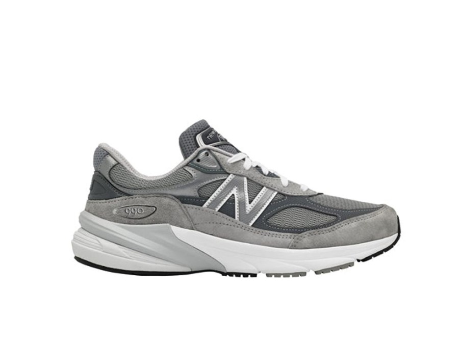 Mens Shoes New Balance | Mens New Balance Made In Usa 990V6 In Grey/Grey