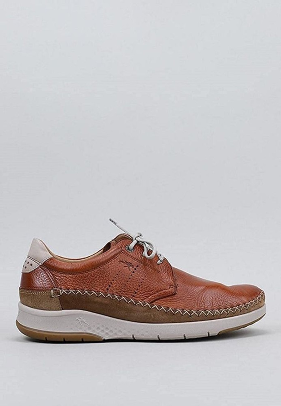 Mens Shoes Fluchos | Mens Fluchos Maui Lace Up In Cuero