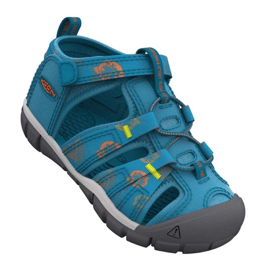 Boys Shoes Keen | Infant Boy Keen Seacamp Ii In Smokey Bear/ Fjord Blue