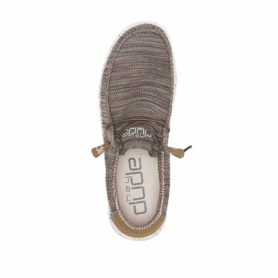 Mens Shoes Hey Dude | Men'S Hey Dude Wally Sox In Brown