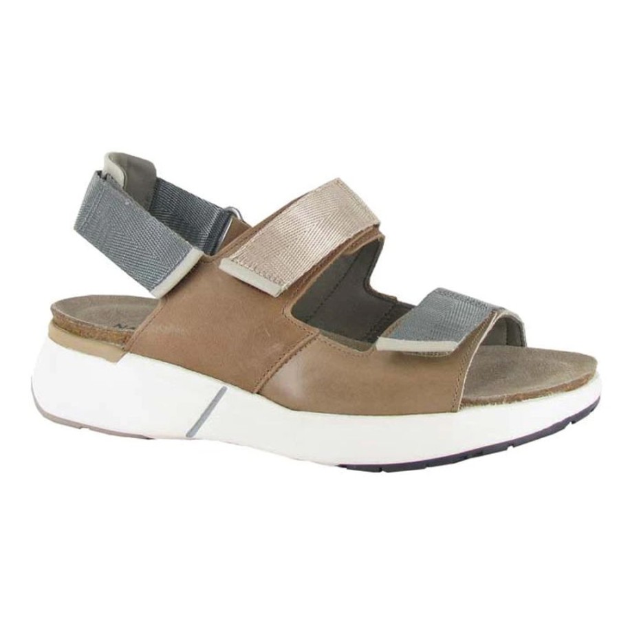 Womens Shoes Naot | Womens Naot Odyssey In Arizona Tan/ Latte Brown/Soft Ivory