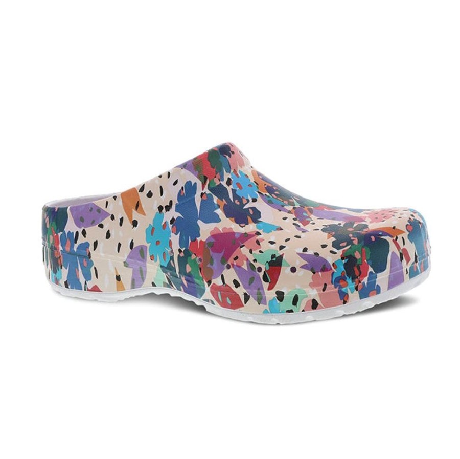 Womens Shoes Dansko | Womens Dansko Kane Clog In Flower Party