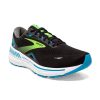 Mens Shoes Brooks Running | Mens Brooks Running Adrenaline Gts 23 In Black/Hawaiian Ocean/Green