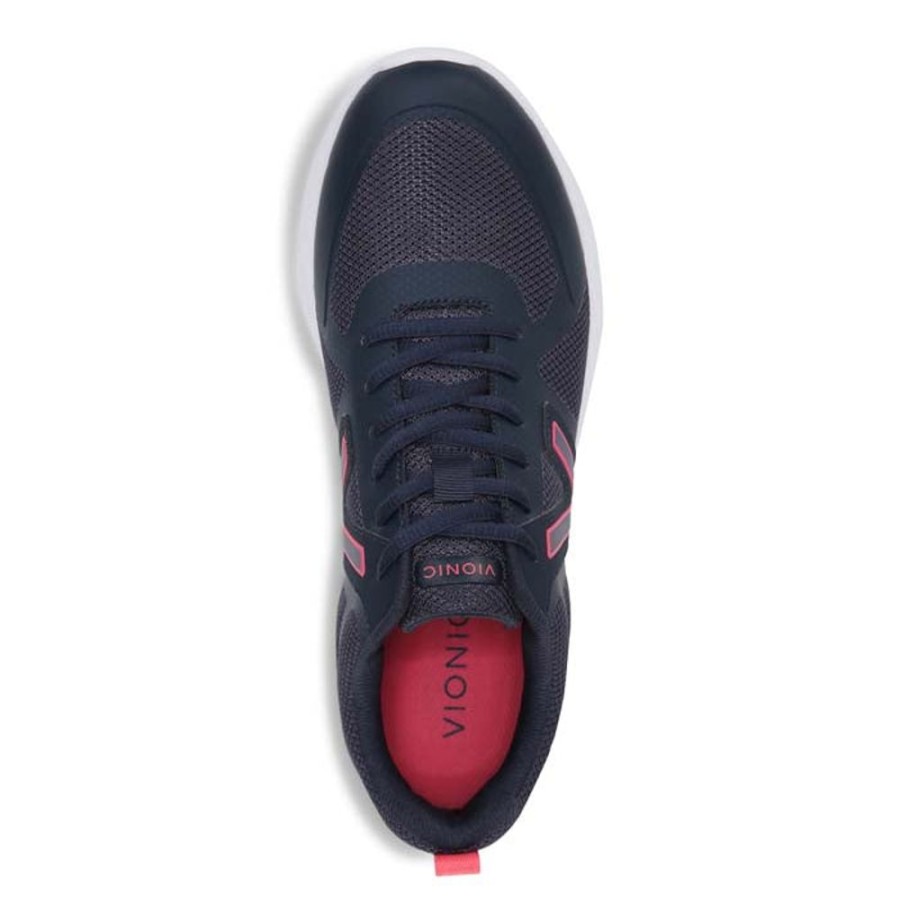 Womens Shoes Vionic | Womens Vionic Miles Ii In Navy/Pink