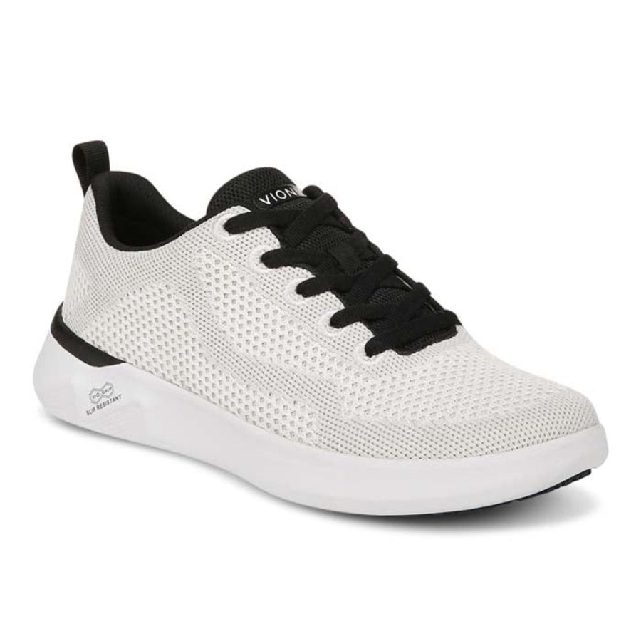 Womens Shoes Vionic | Womens Vionic Arrival In White/ Black