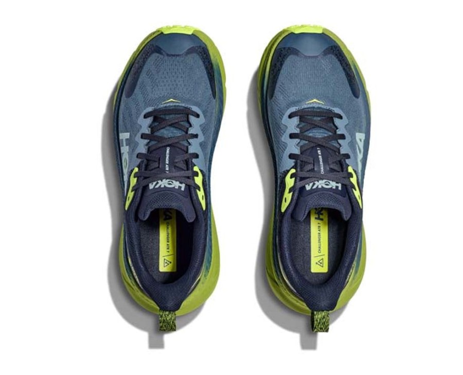 Mens Shoes Hoka | Mens Hoka Challenger Atr 7 Gtx In Outer Space/Dark Citron