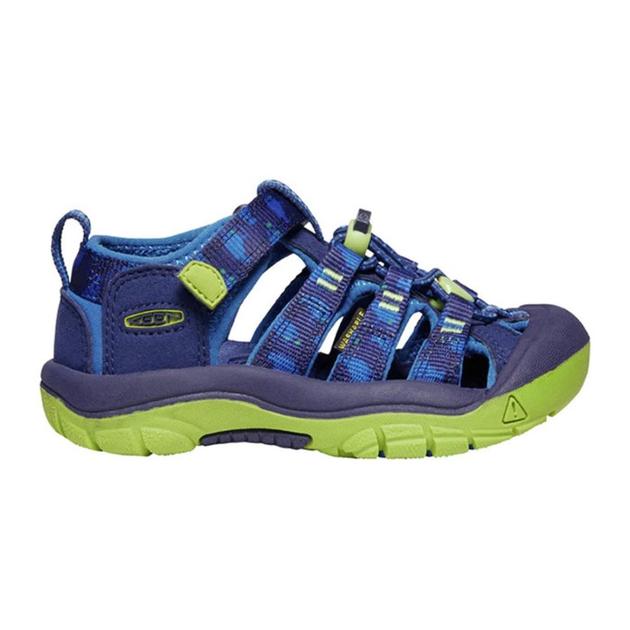 Boys Shoes Keen | Infant Boy Keen Newport H2 Blue Depths/Chartreuse