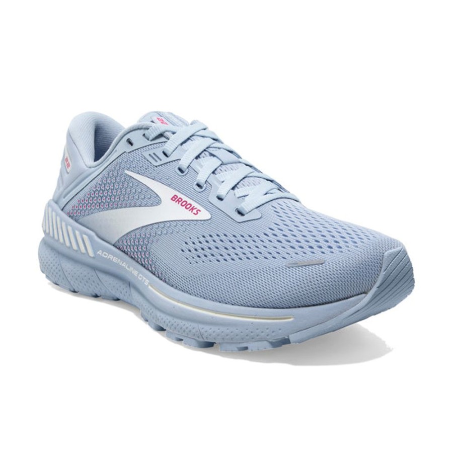 Womens Shoes Brooks Running | Women'S Brooks Running Adrenaline Gts 22 In Kentucky Blue/White/Rose