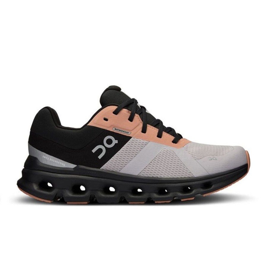 Womens Shoes On Running | Womens On Running Cloudrunner Waterproof In Fade/Black