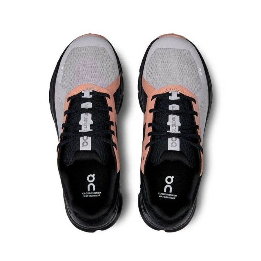 Womens Shoes On Running | Womens On Running Cloudrunner Waterproof In Fade/Black