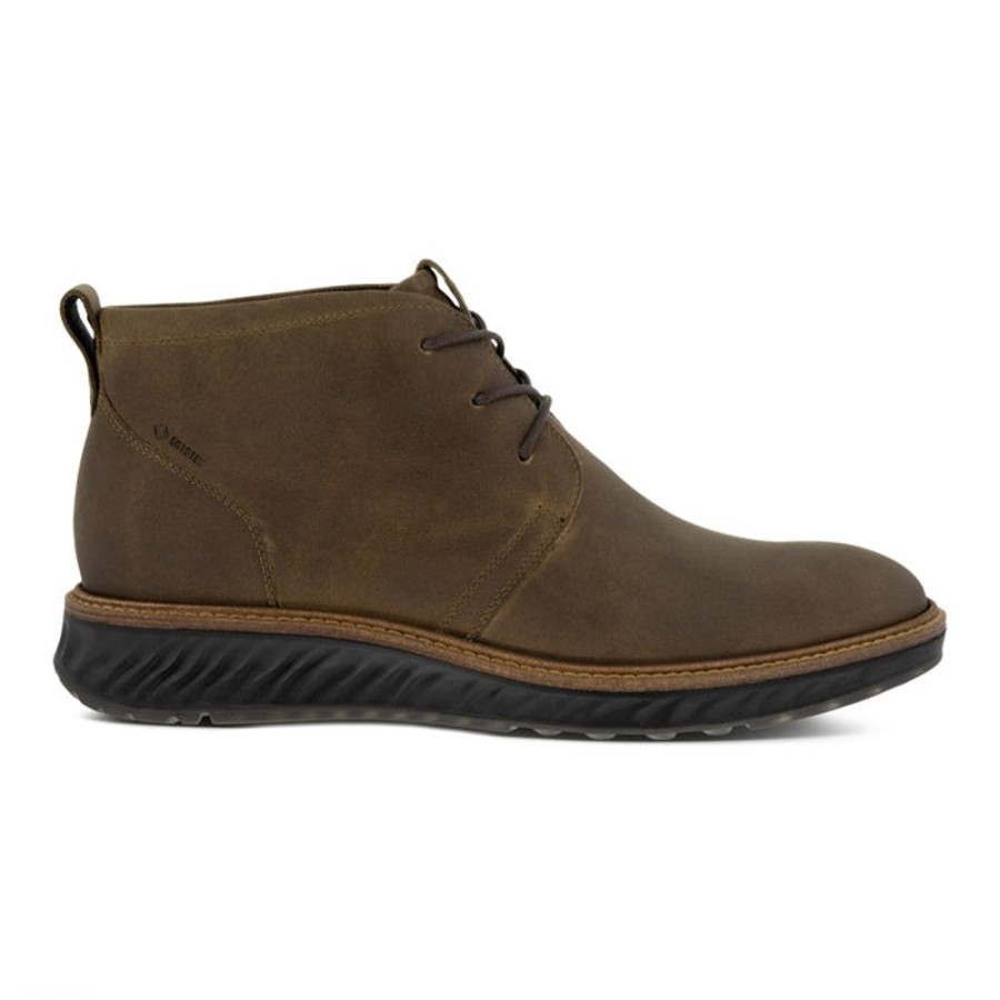 Mens Shoes Ecco | Mens Ecco St 1 Hybrid Boot Gtx Nutmeg Brown