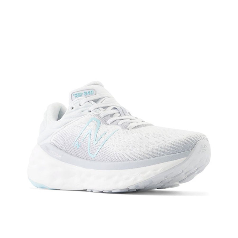 Womens Shoes New Balance | Womens New Balance Fresh Foam X 840V1 In Quartz Grey/Virutal Blue/Bright Cyan/White