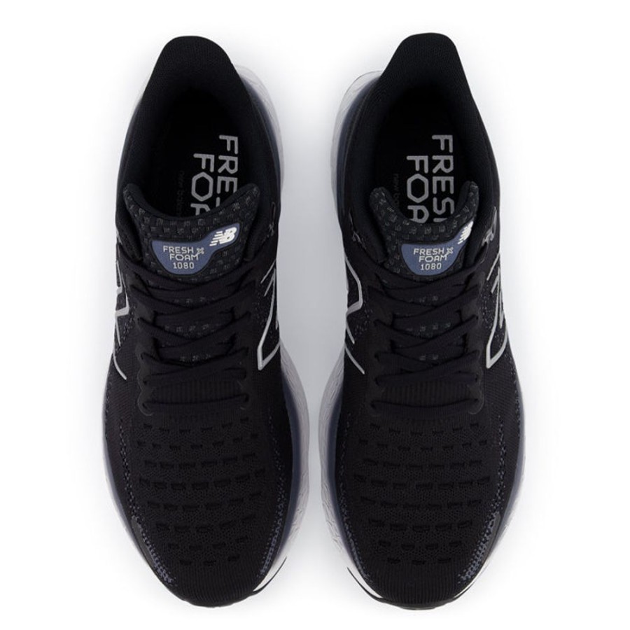 Mens Shoes New Balance | Mens New Balance Fresh Foam 1080V12 Black/White/Thunder