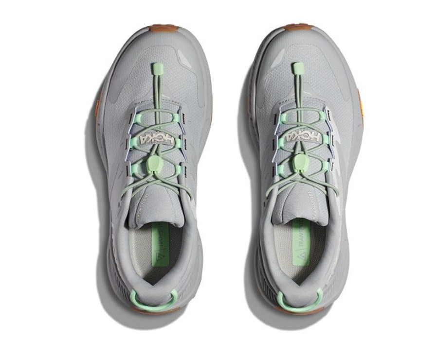 Womens Shoes Hoka | Womens Hoka Transport In Harbor Mist/Lime Glow