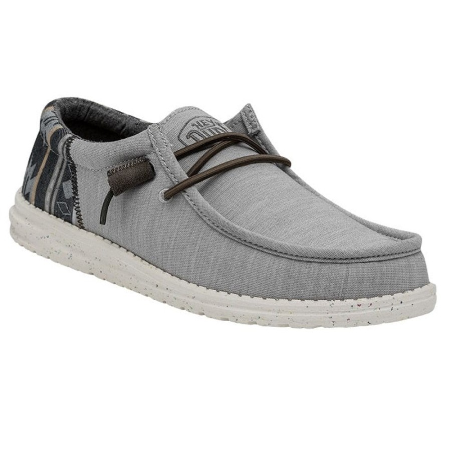 Mens Shoes Hey Dude | Mens Hey Dude Wally Eco Funk In Stone