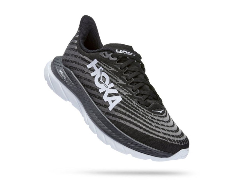 Womens Shoes Hoka | Womens Hoka Mach 5 Wide Black/Castlerock