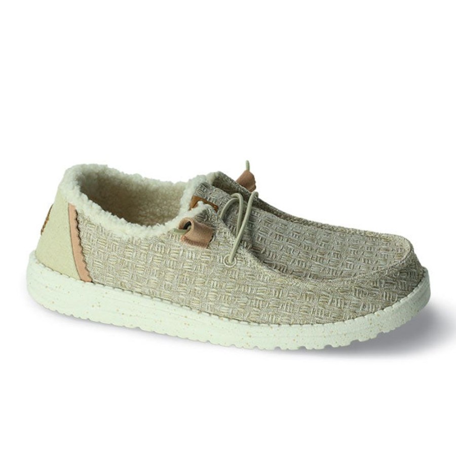 Womens Shoes Hey Dude | Womens Hey Dude Wendy Warmth In Natural