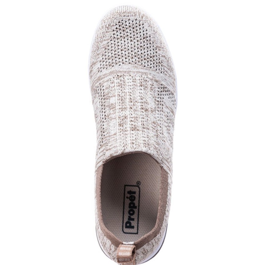 Womens Shoes Propet | Womens Propet Travelactiv Stretch Taupe