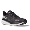 Mens Shoes Hoka | Men'S Hoka Clifton 9 Wide In Black/White