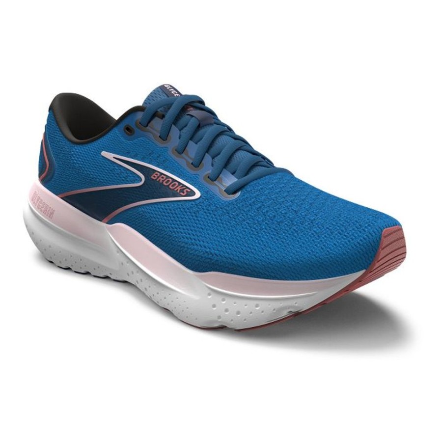 Womens Shoes Brooks Running | Womens Brooks Running Glycerin 21 In Blue/Icy Pink/Rose