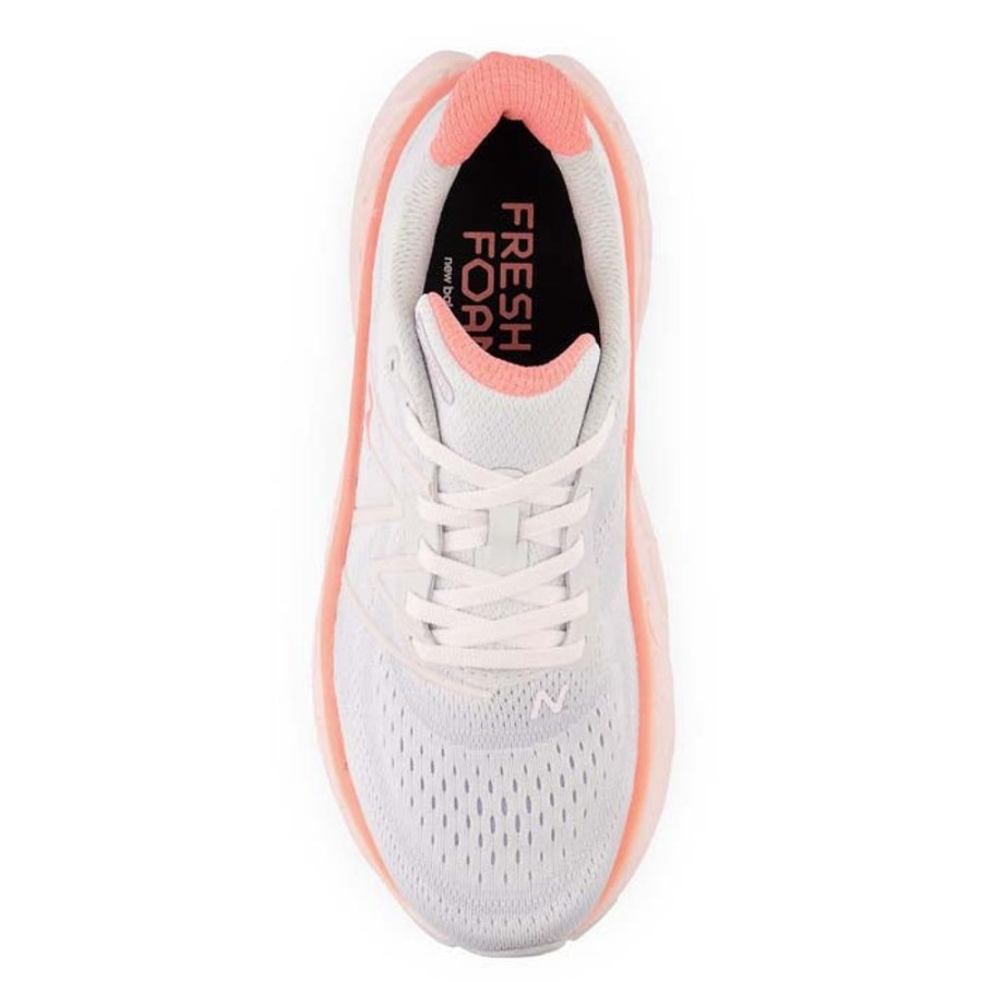 Womens Shoes New Balance | Womens New Balance Fresh Foam More V4 In Quartz Grey/Washed Pink/Grapefruit