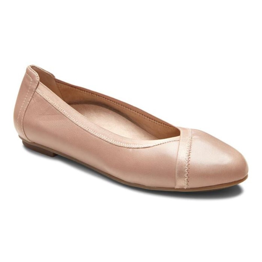 Womens Shoes Vionic | Womens Vionic Caroll Ballet Flat Tan