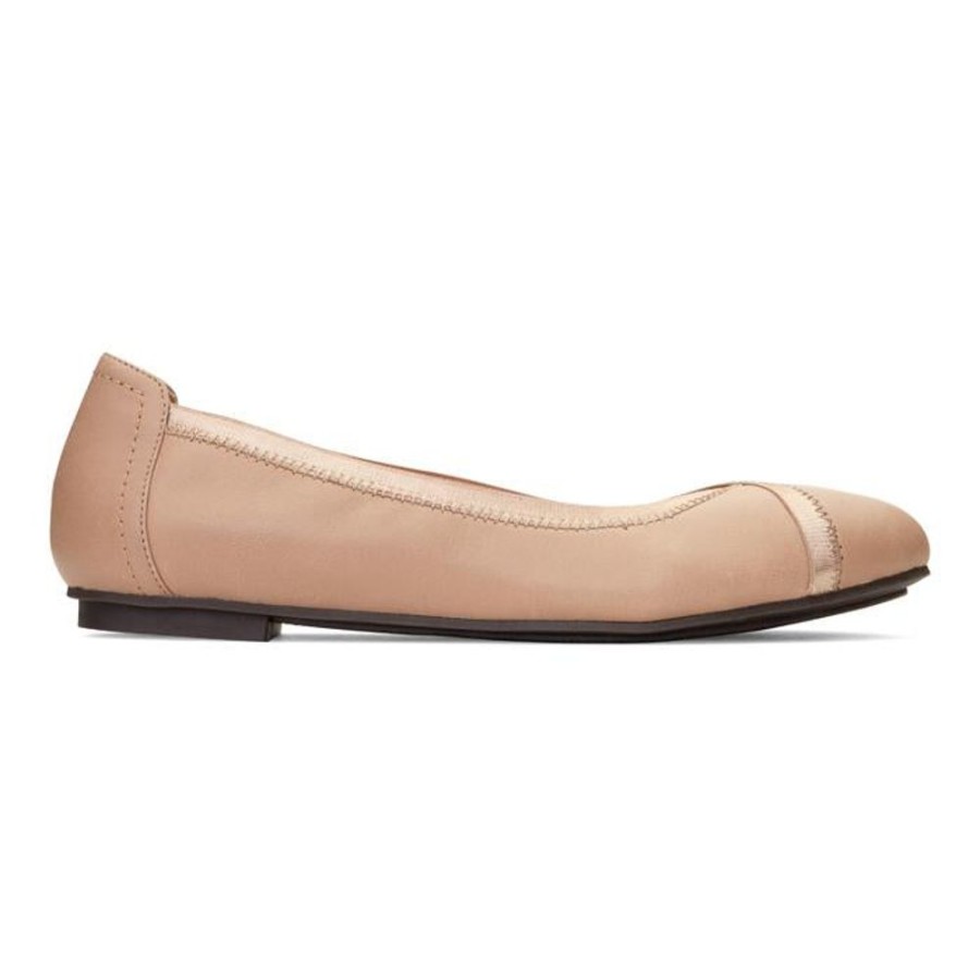 Womens Shoes Vionic | Womens Vionic Caroll Ballet Flat Tan