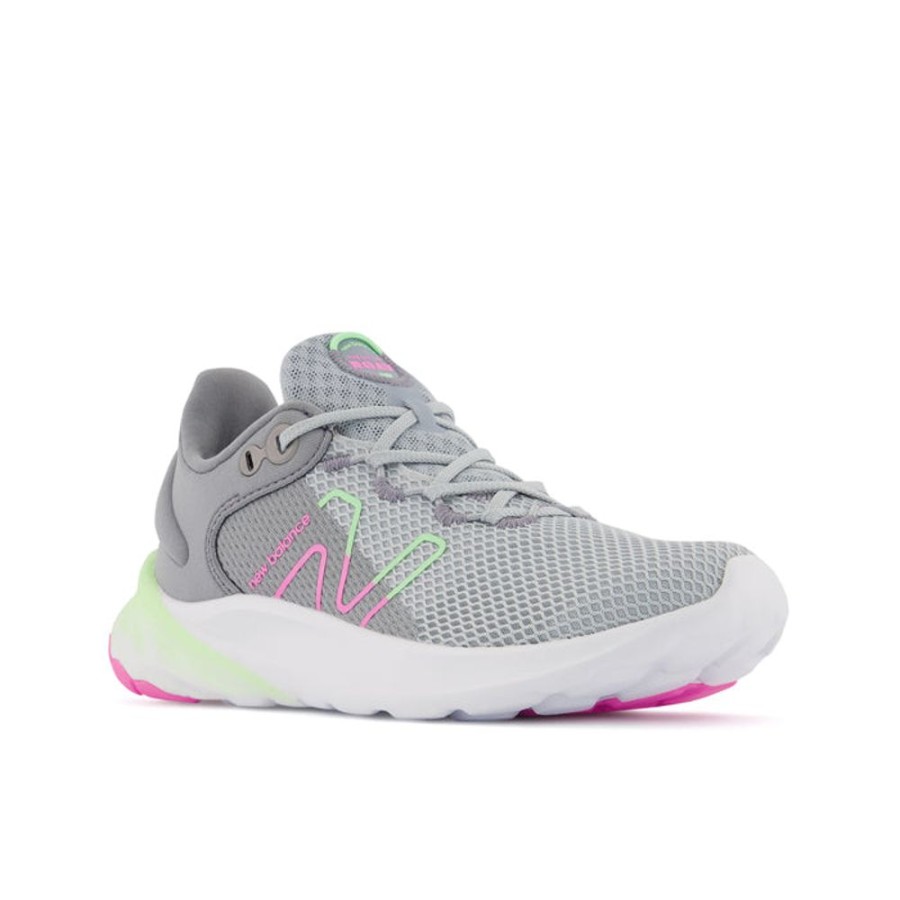 Girls Shoes New Balance | Big Girl New Balance Fresh Foam Roav 2 Light Cyclone/Team Carolina