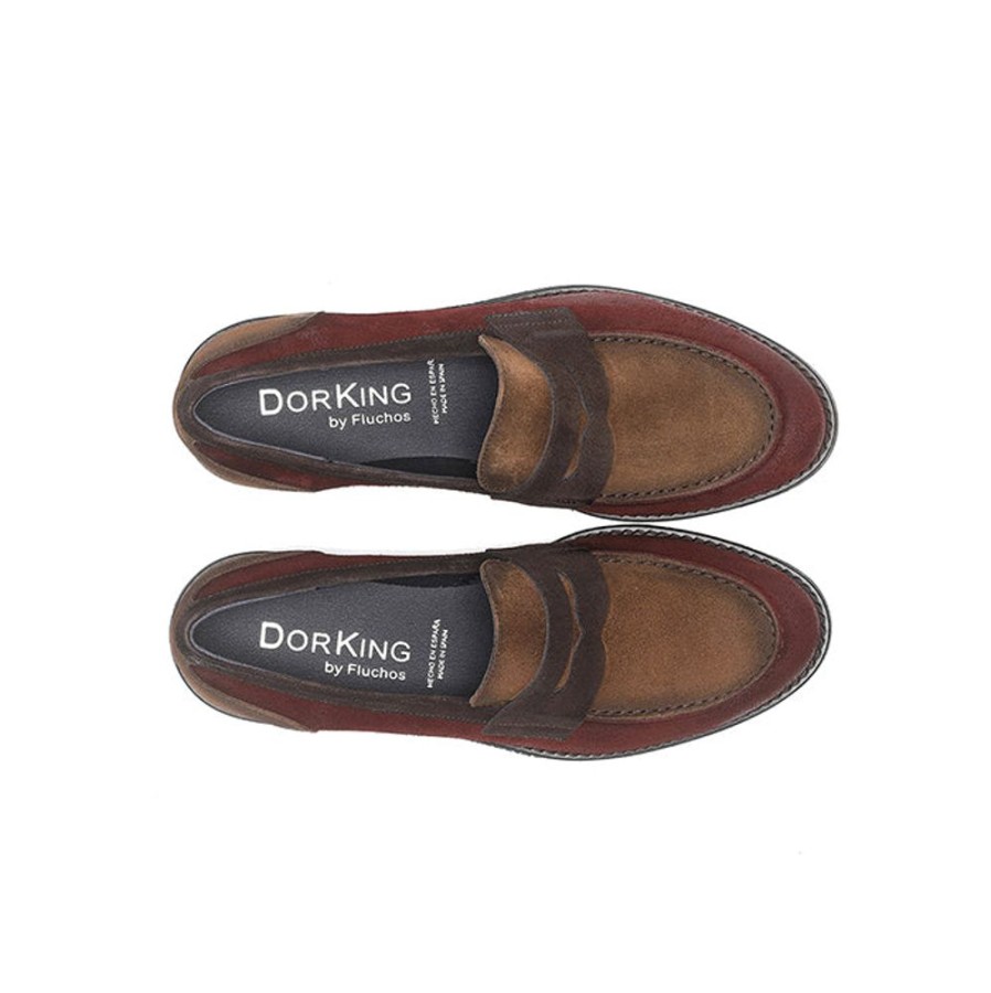 Womens Shoes Dorking | Womens Dorking Harvard Loafer In Brick