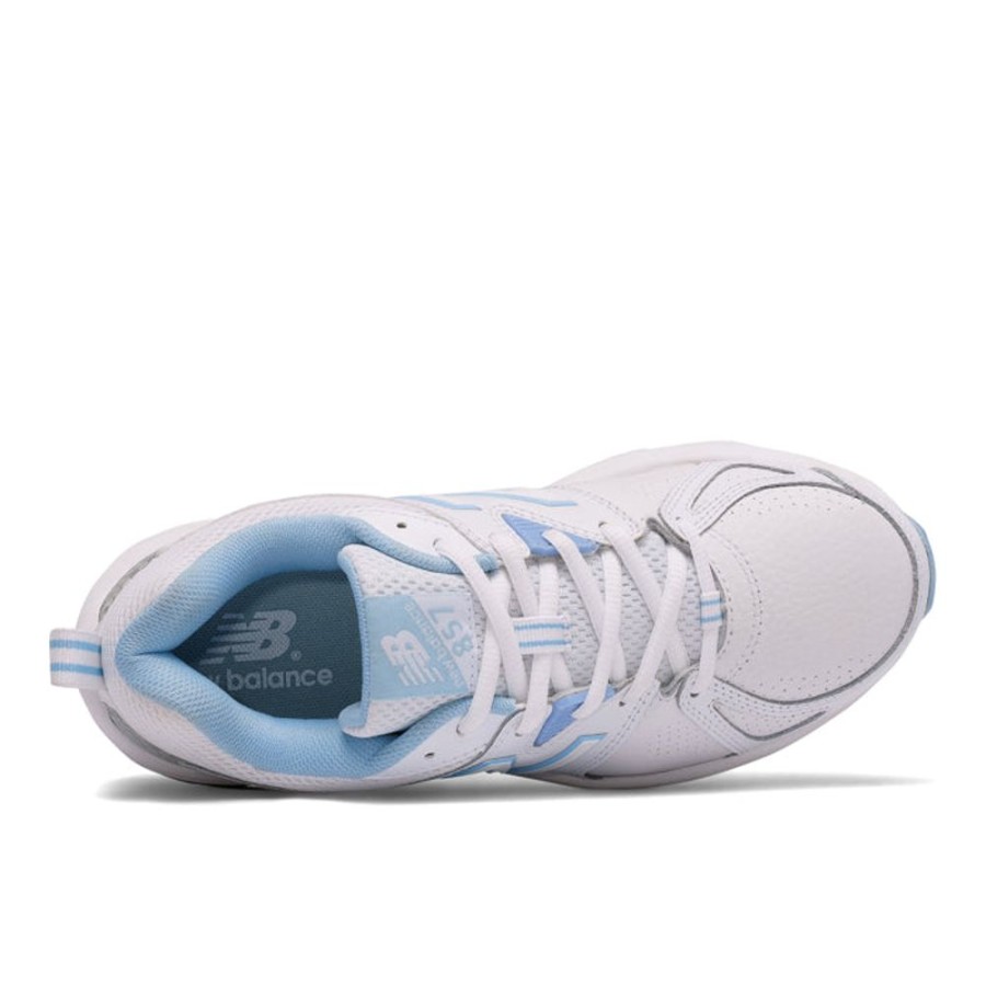 Womens Shoes New Balance | Womens New Balance 857V2 White/Blue