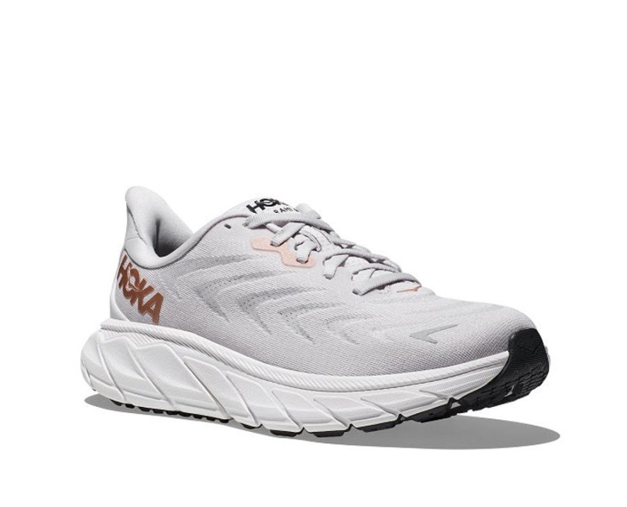 Womens Shoes Hoka | Womens Hoka Arahi 6 Wide In Nimbus Cloud/Rose Gold